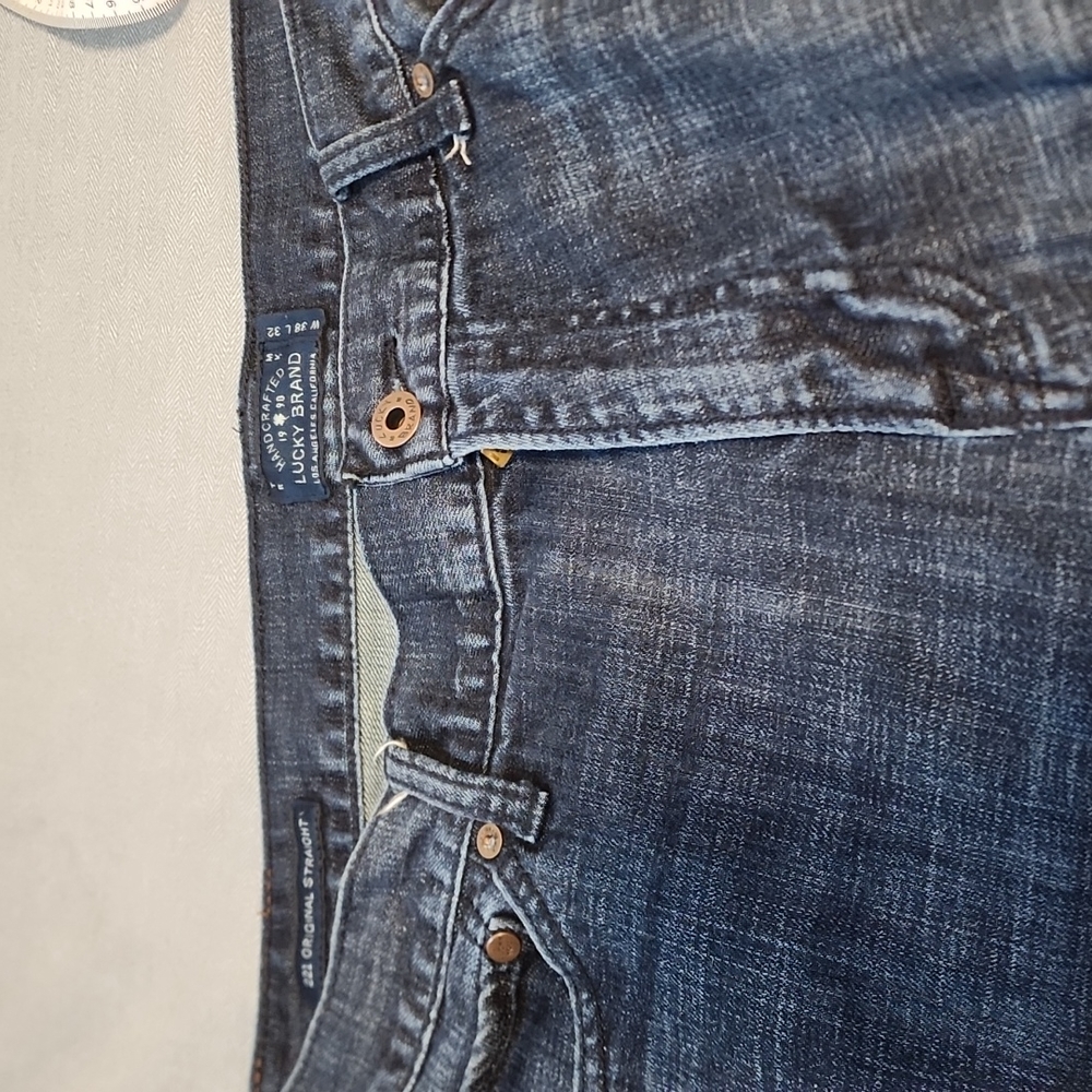 Lucky Brand 221 Original Straight Jeans sz 38x32 - Picture 7 of 15